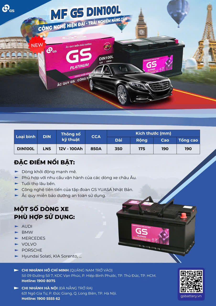 GS DIN 100L - ĐỐI TÁC HOÀN HẢO, HÀNH TRÌNH MỸ MÃN