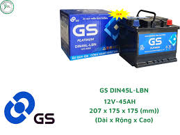 ẮC QUY GS DIN 45L -12V -45AH