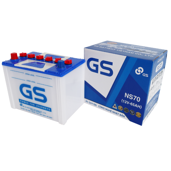 ẮC QUY GS NS70L - 12V - 65AH