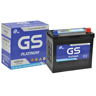  Ắc quy GS 46B24L ( 12V-45Ah )